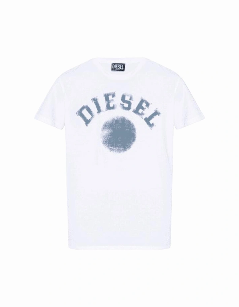 T-Diegor Chalk Logo Cotton White T-Shirt