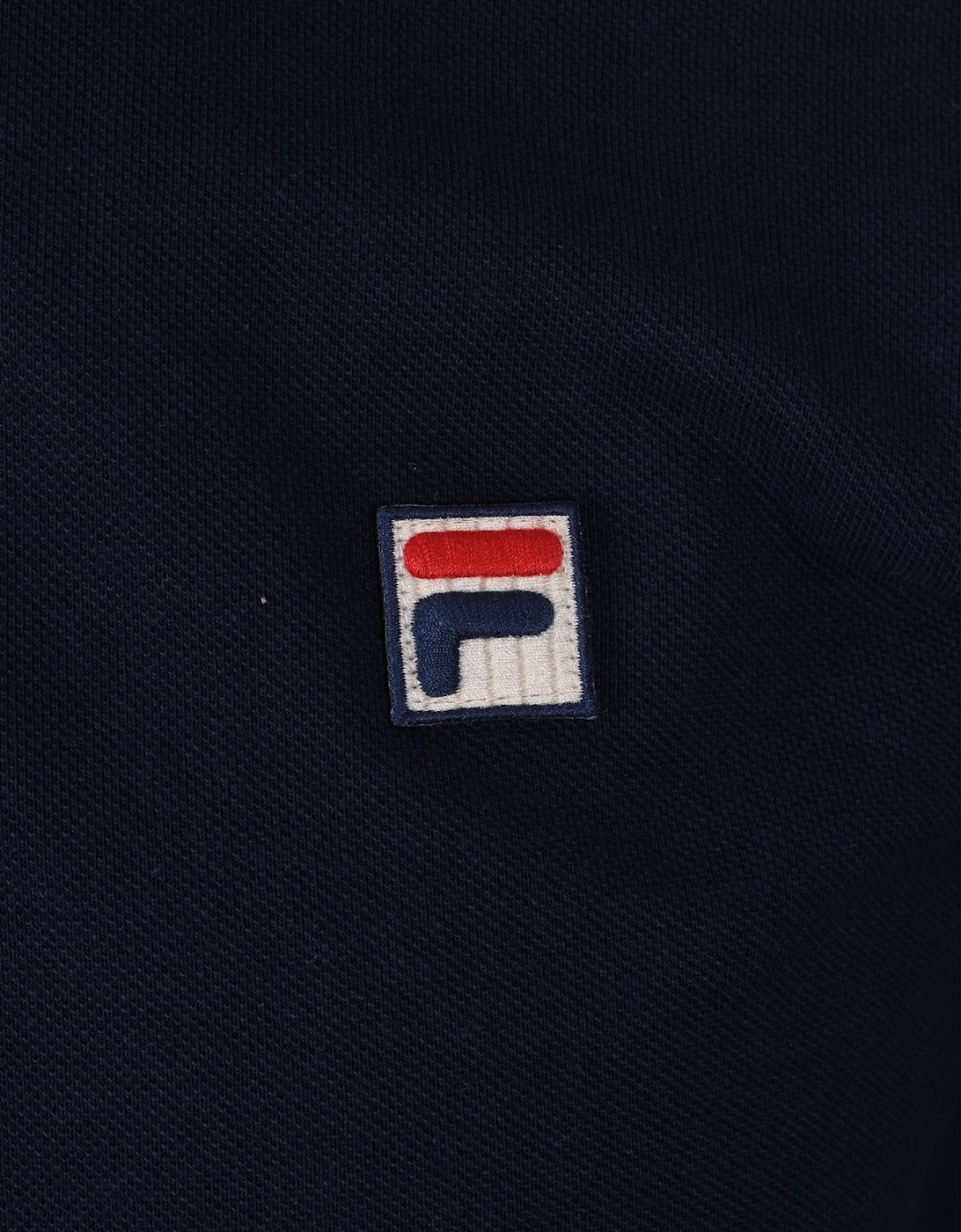 Vintage Faraz Tipped Rib Polo Shirt Navy
