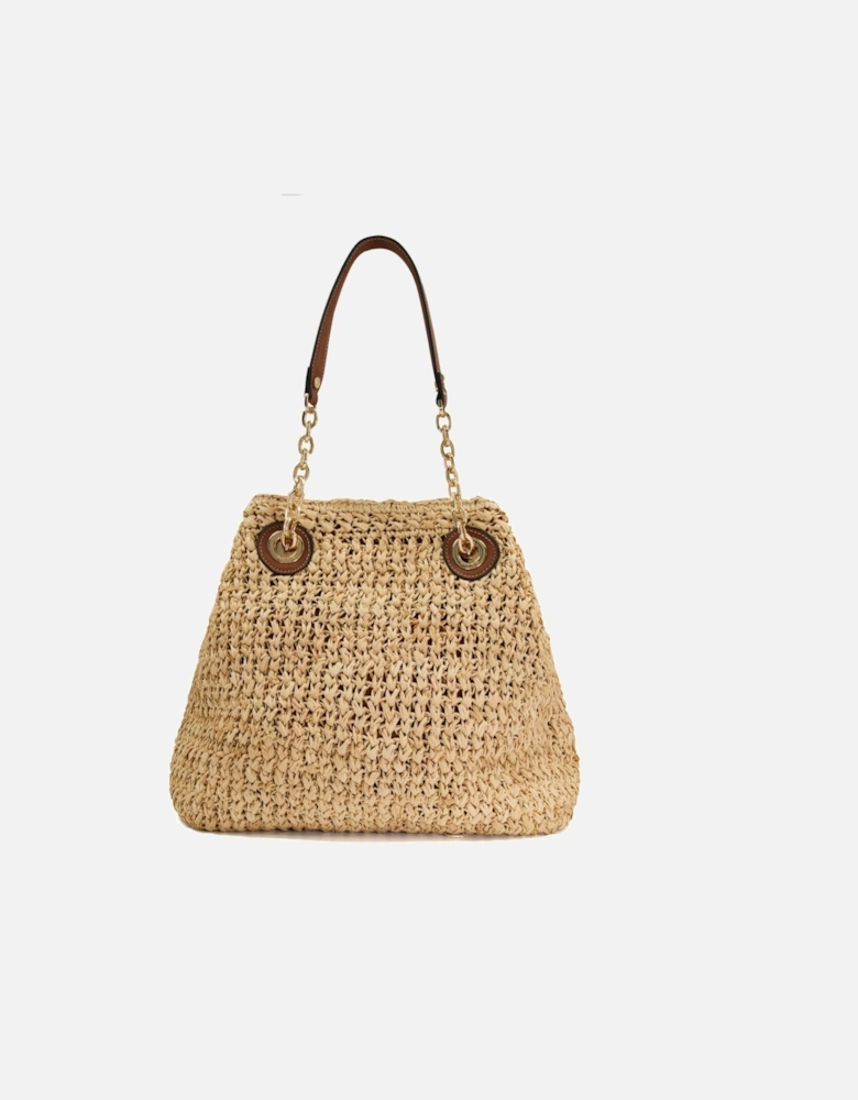 Accessories Destinations - Medium Raffia Shoulder Bag