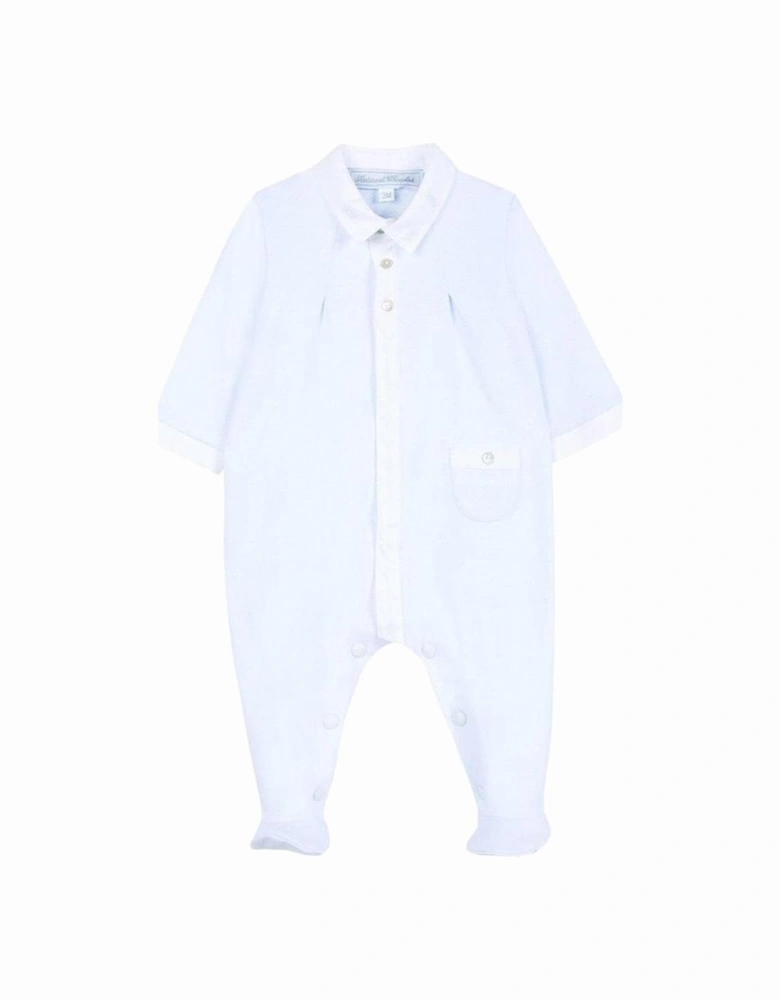 Baby Boys Blue Babygrow