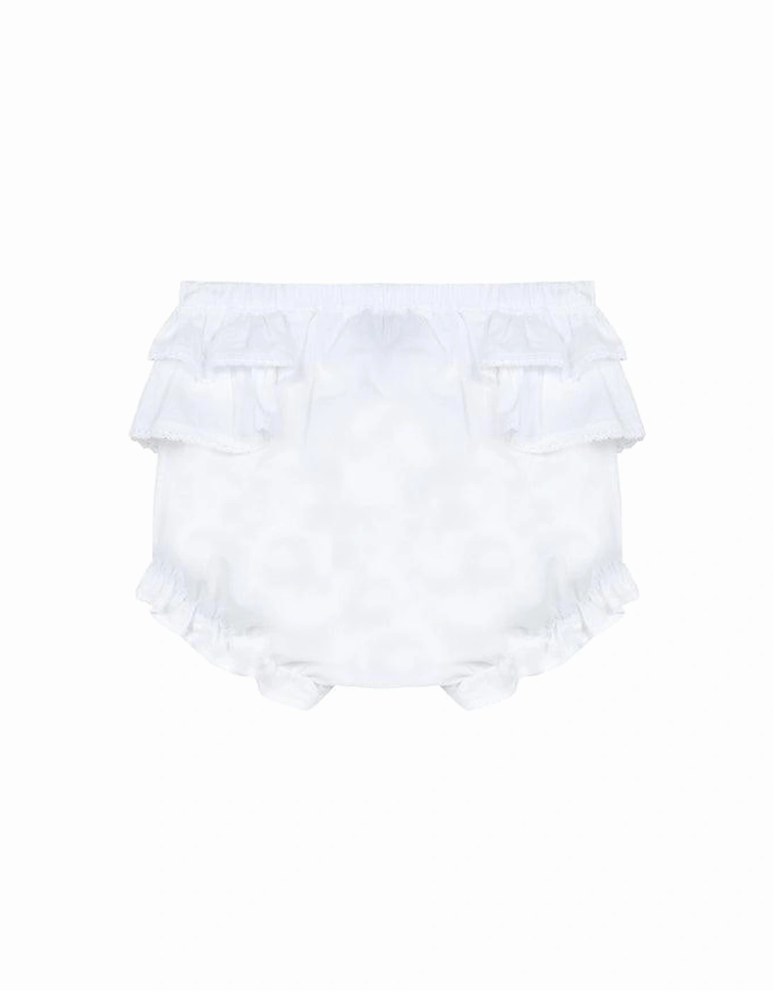 Girls White Jasmine Bloomers