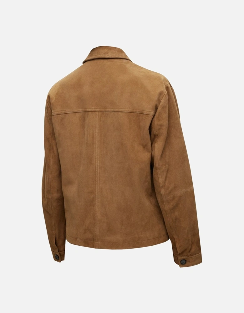 Men's Brown Jaked Suede Jacket