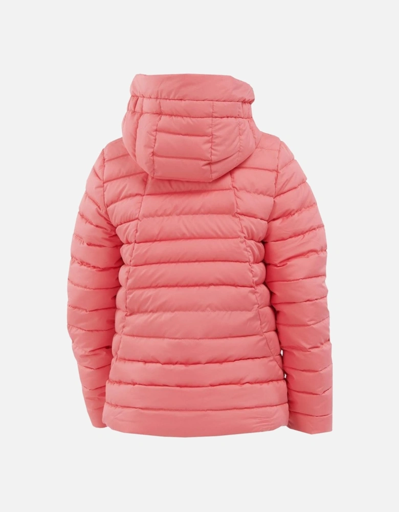 Internatinal Girl's Coral Pink Coraline Quilted Jacket