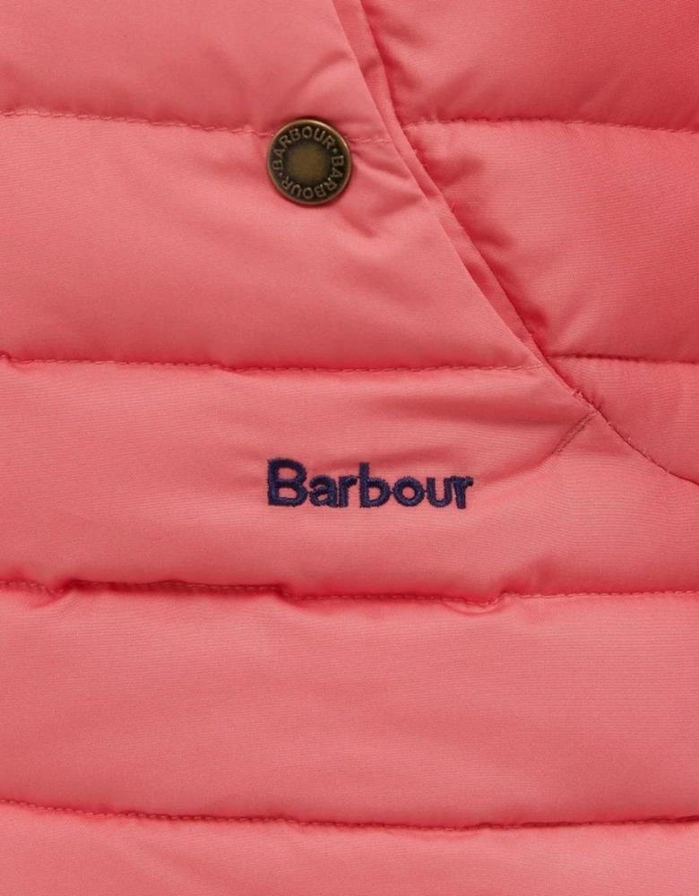 Internatinal Girl's Coral Pink Coraline Quilted Jacket