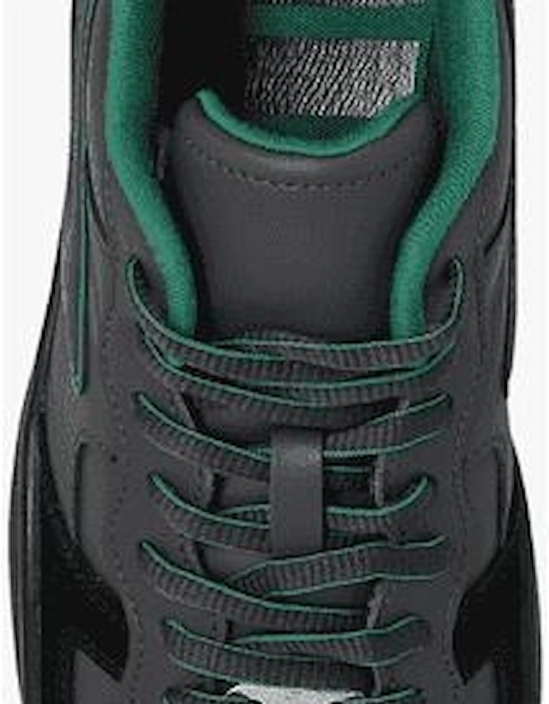 S-UKIYO Leather/Suede Black/Verdant Green Sneaker Trainers