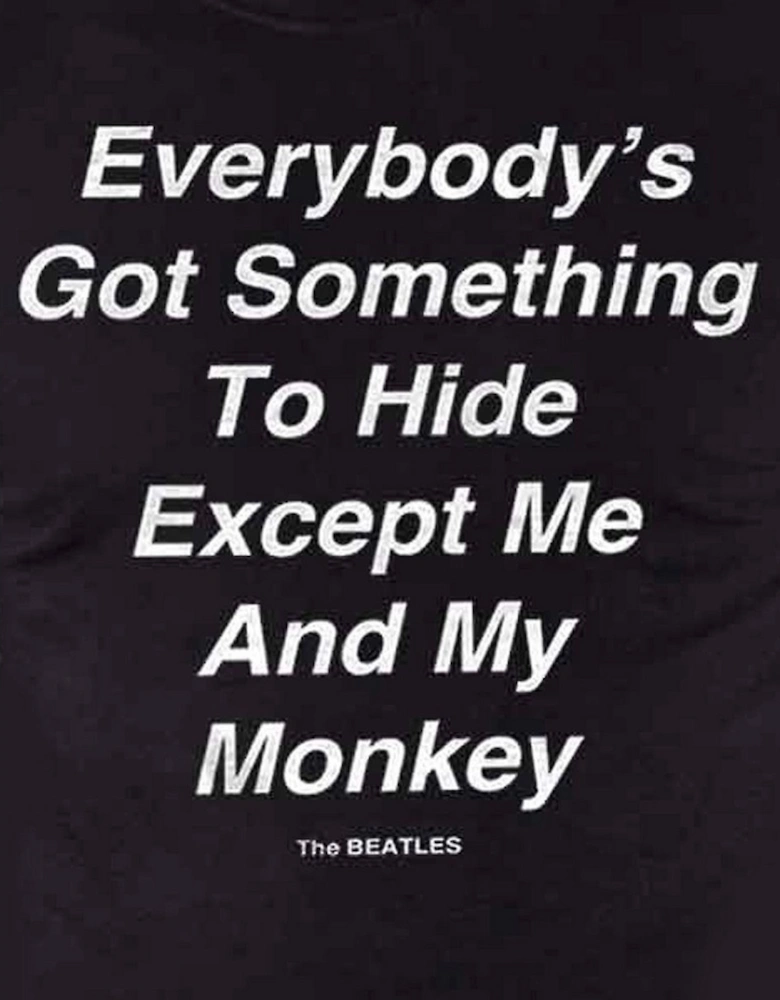 Unisex Adult Me And My Monkey Back Print T-Shirt