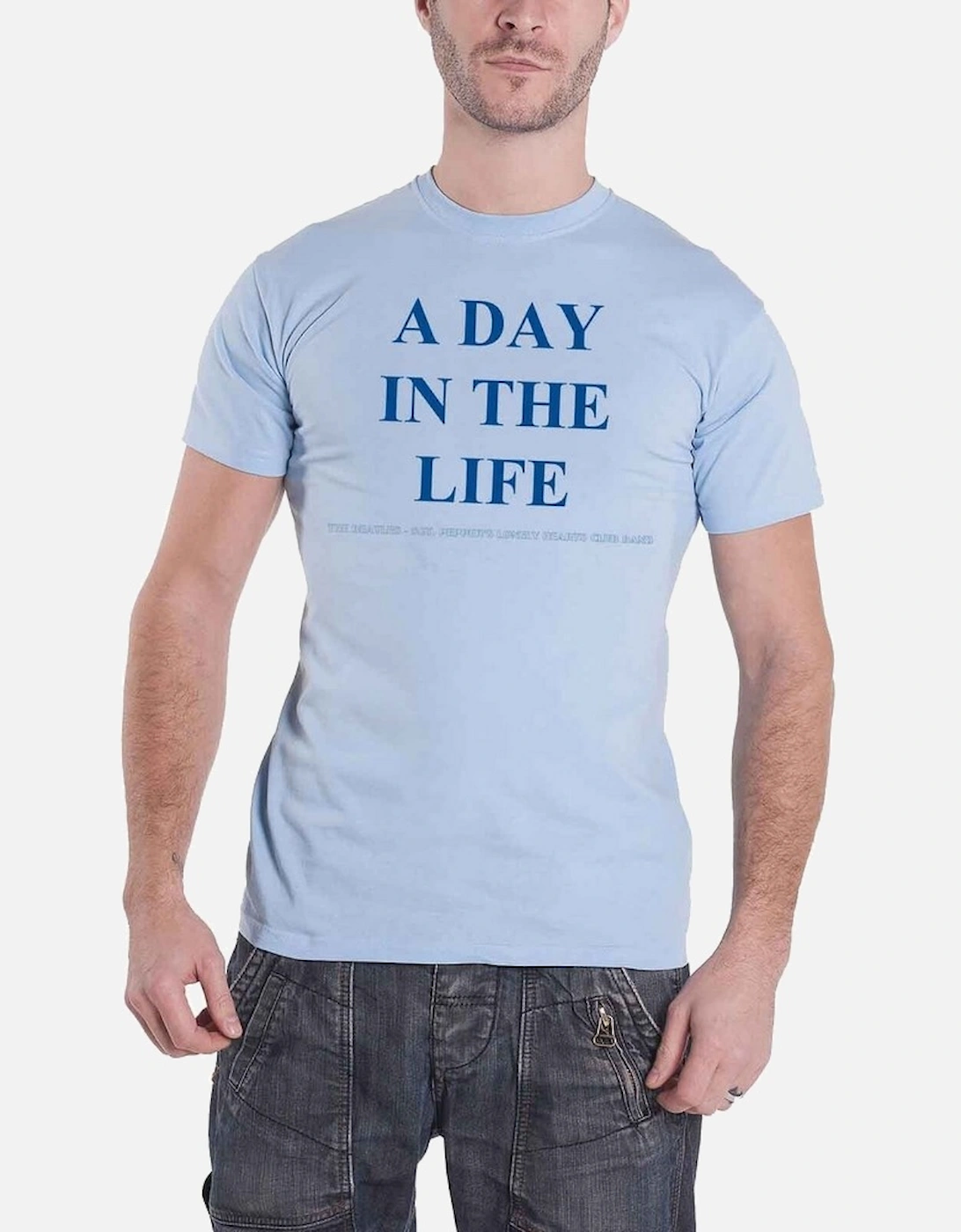 Unisex Adult A Day In The Life Back Print T-Shirt, 4 of 3