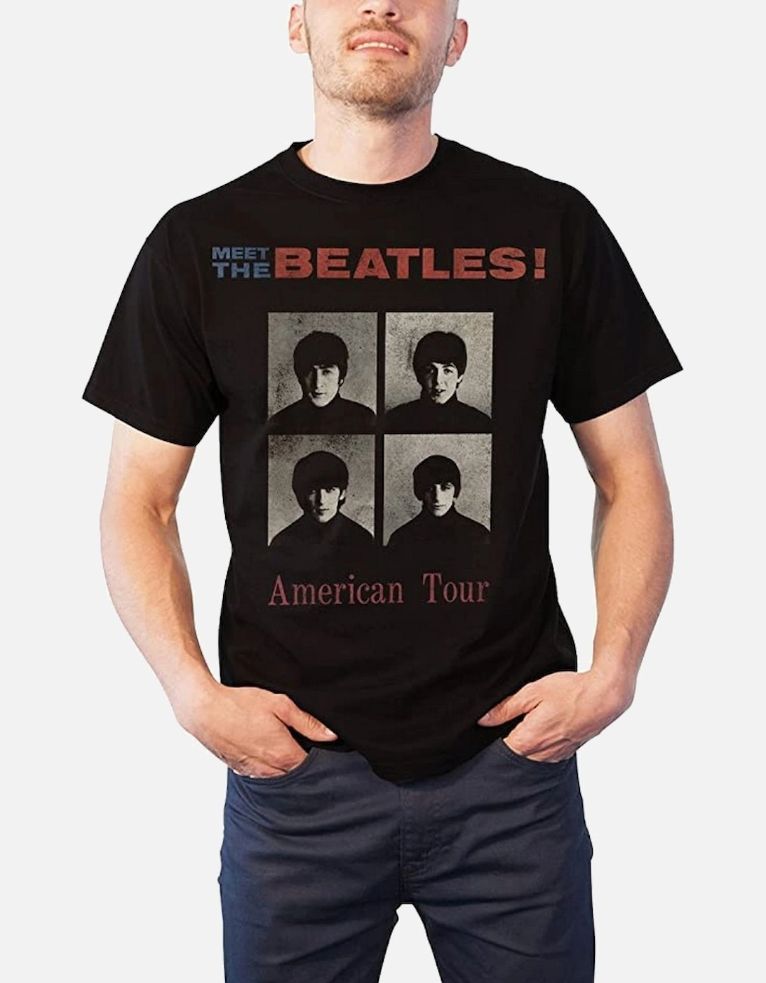 Unisex Adult American Tour 1964 Back Print T-Shirt, 4 of 3
