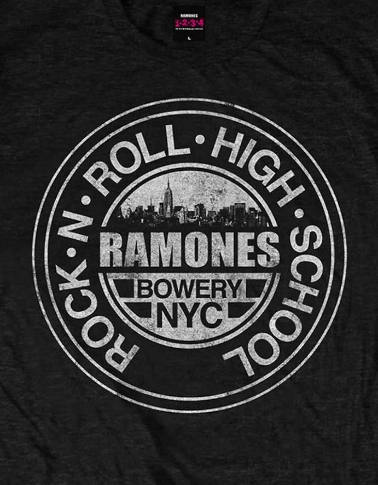 Unisex Adult Rock ?'n Roll High School Bowery New York T-Shirt