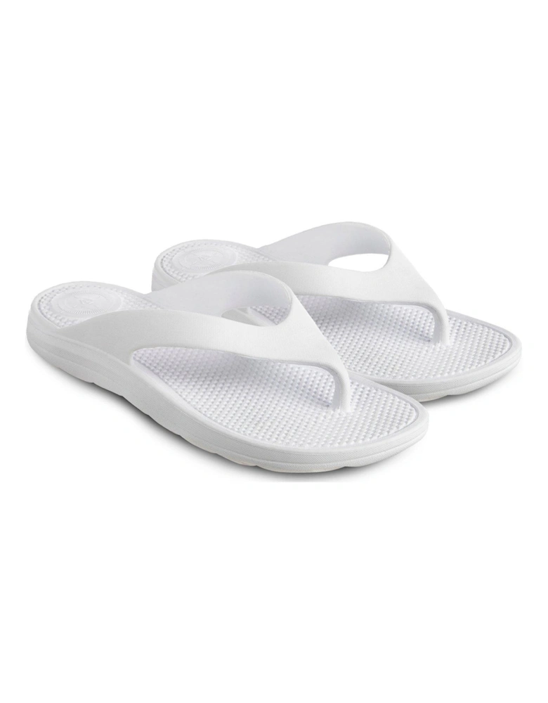 Ladies Solbounce with Toe Post Sandals - White