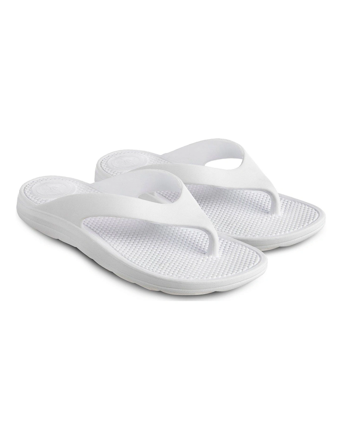 Ladies Solbounce with Toe Post Sandals - White, 2 of 1
