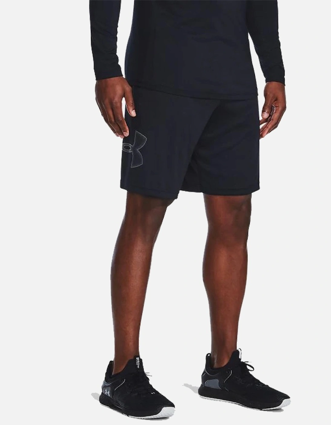 Mens Tech Loose Fit Wicking Graphic Shorts, 5 of 4