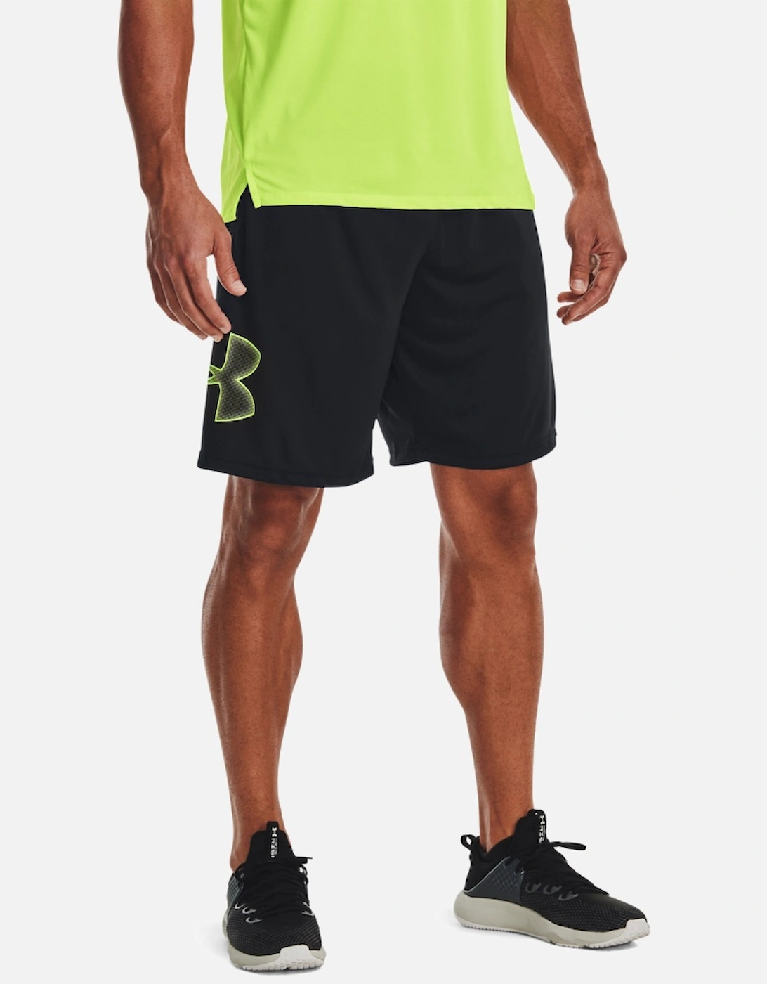 Mens Tech Loose Fit Wicking Graphic Shorts, 6 of 5