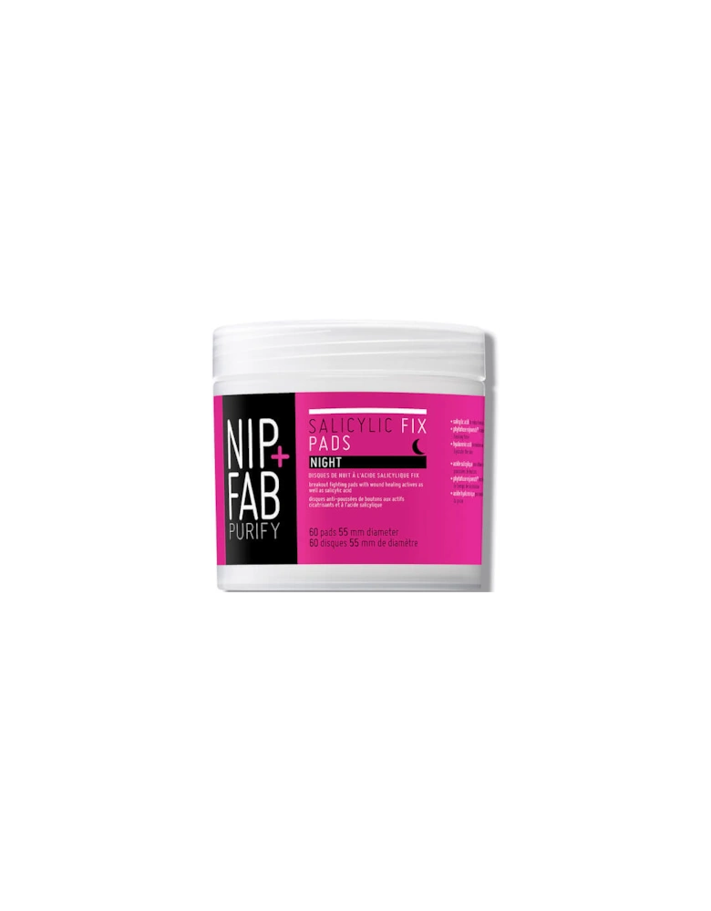 NIP+FAB Teen Skin Fix Salicylic Acid Night Pads 60 Pads - NIP+FAB