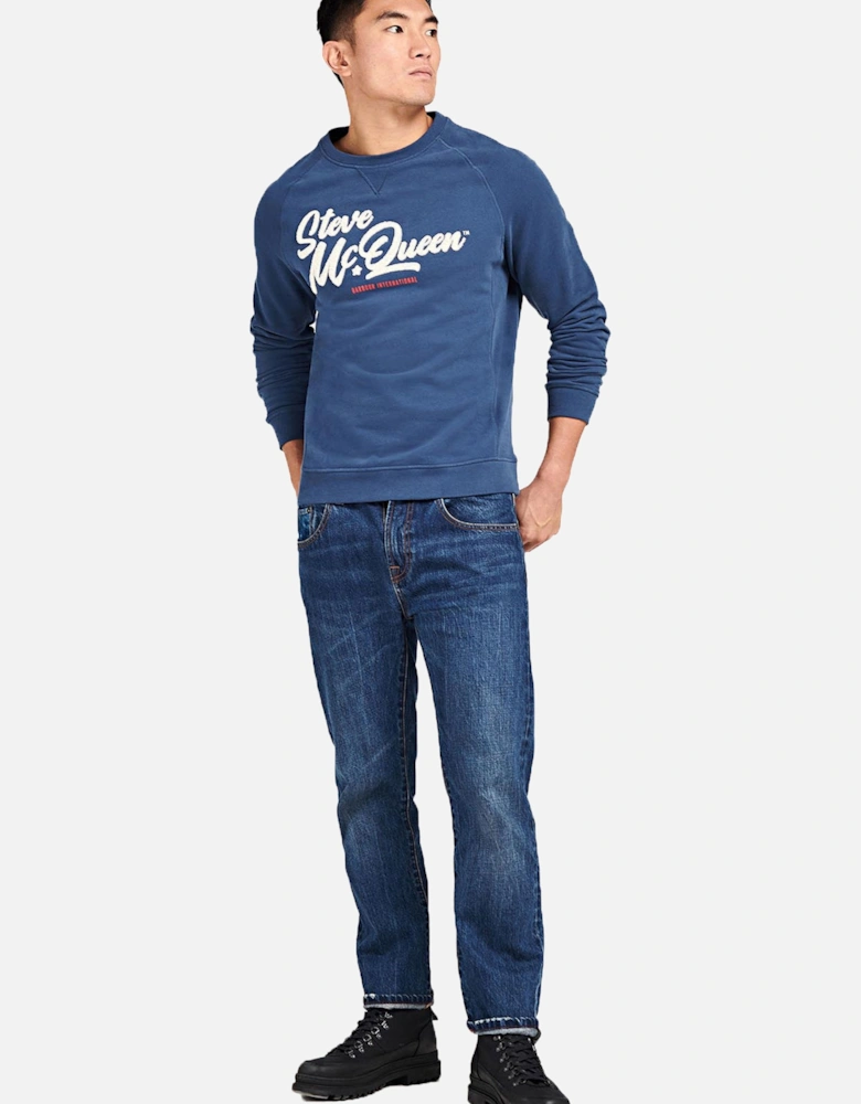 Steve McQueen Holts Sweatshirt Insignia Blue