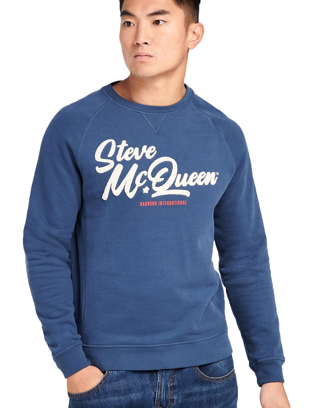 Steve McQueen Holts Sweatshirt Insignia Blue