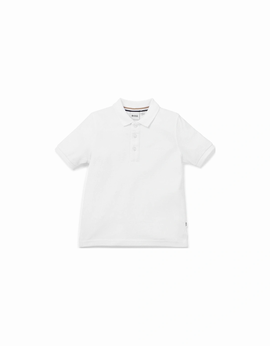 Boy's White Polo Shirt, 5 of 4