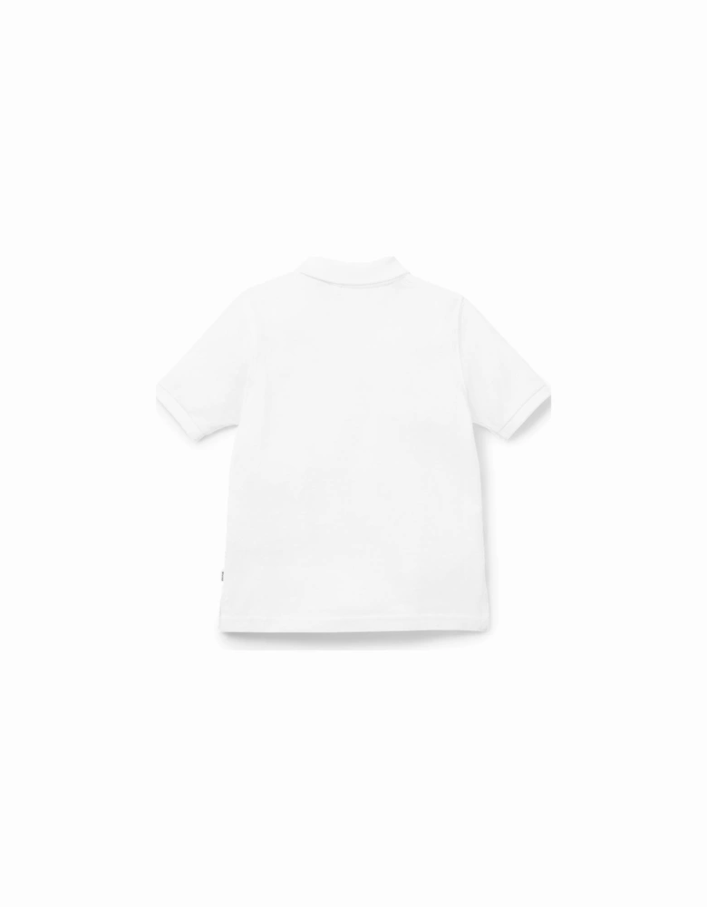 Boy's White Polo Shirt