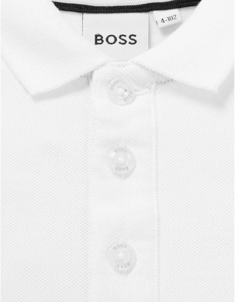 Boy's White Polo Shirt