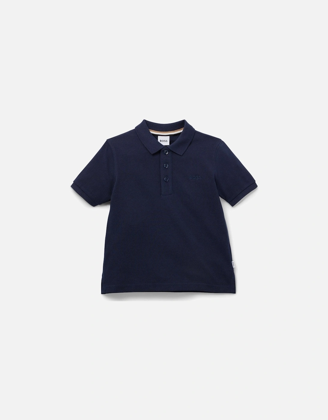 Boy's Navy Blue Polo Shirt, 5 of 4