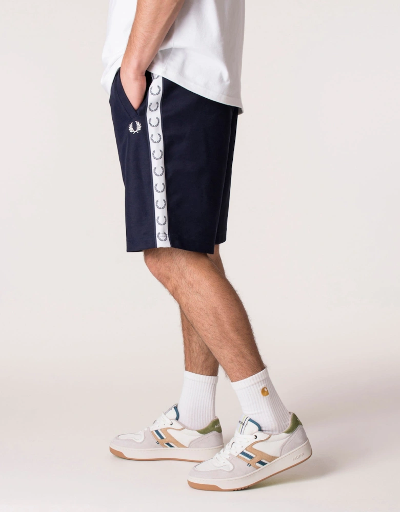 Regular Fit Taped Tricot Shorts
