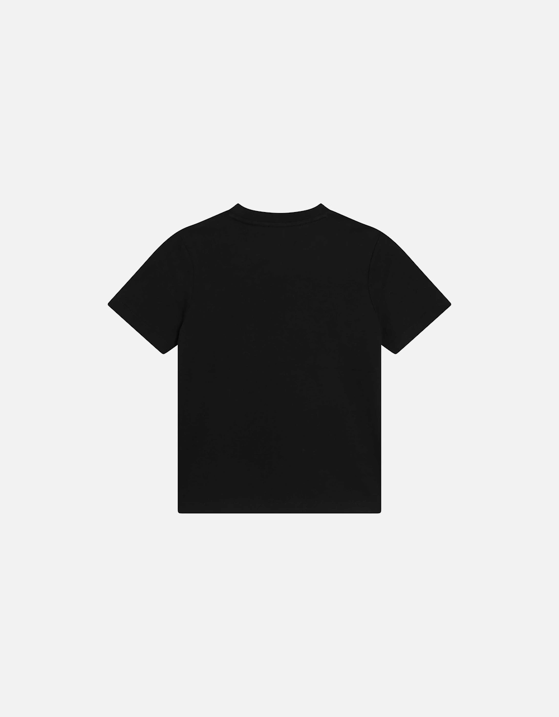 Boys Black Organic Logo T-Shirt