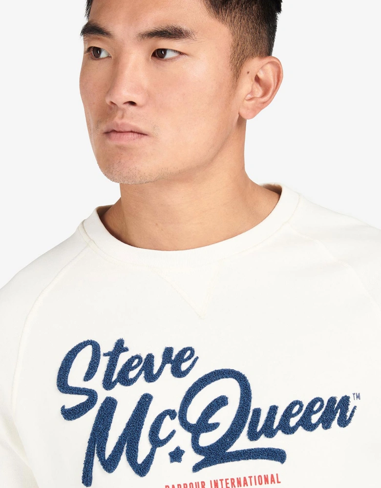 Steve McQueen Holts Sweatshirt Whisper White