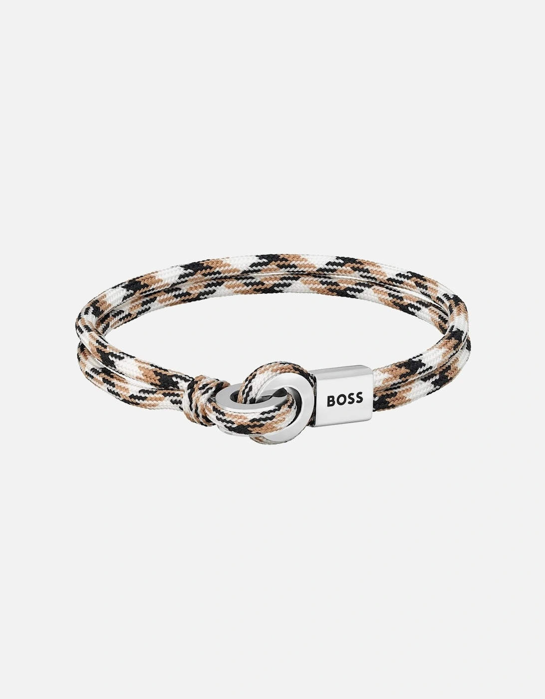 BOSS Gents Thad Sport Nylon Multicoloured Cord Bracelet, 2 of 1