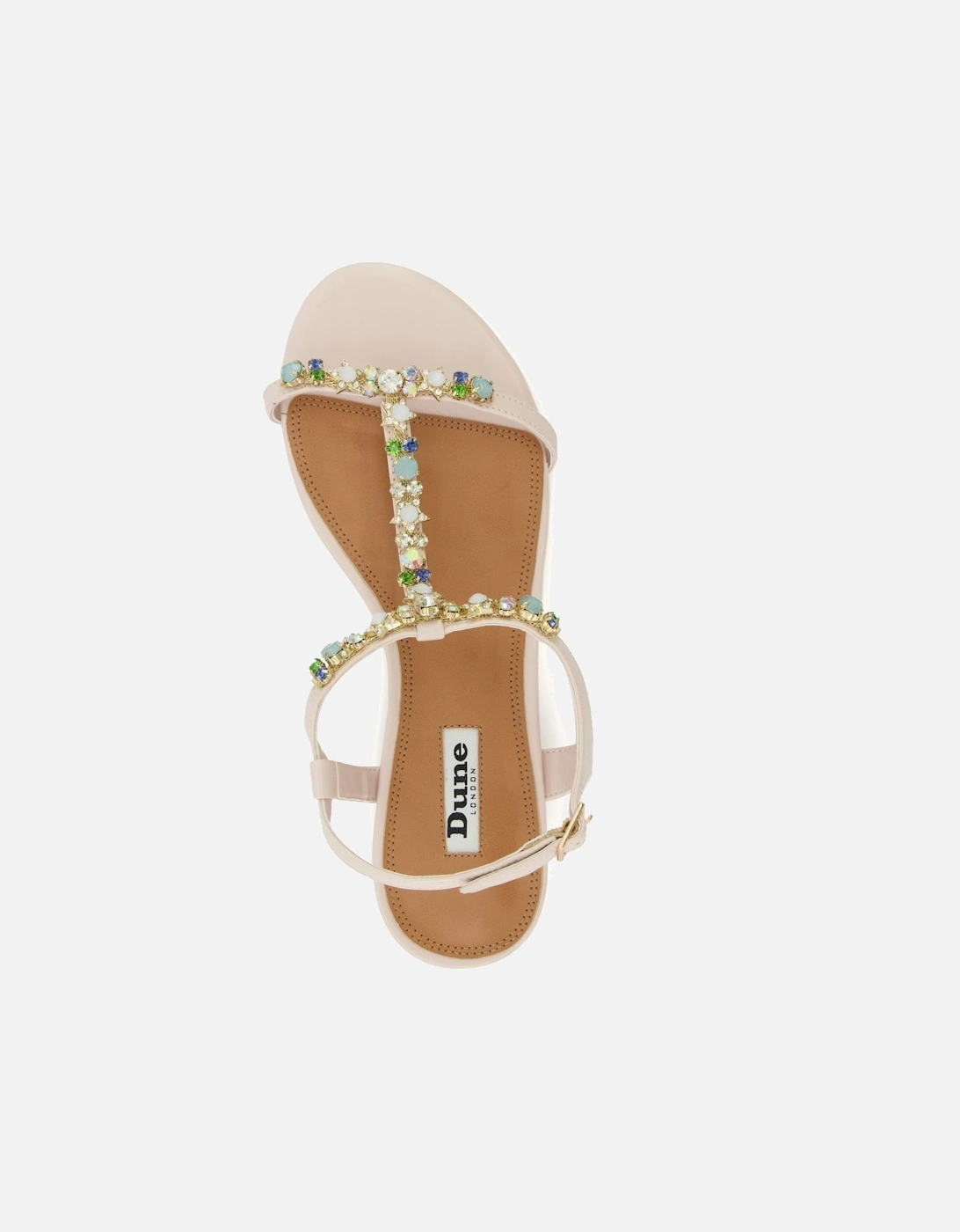 Ladies Nissa - Jewel-Embellished Flat Sandals