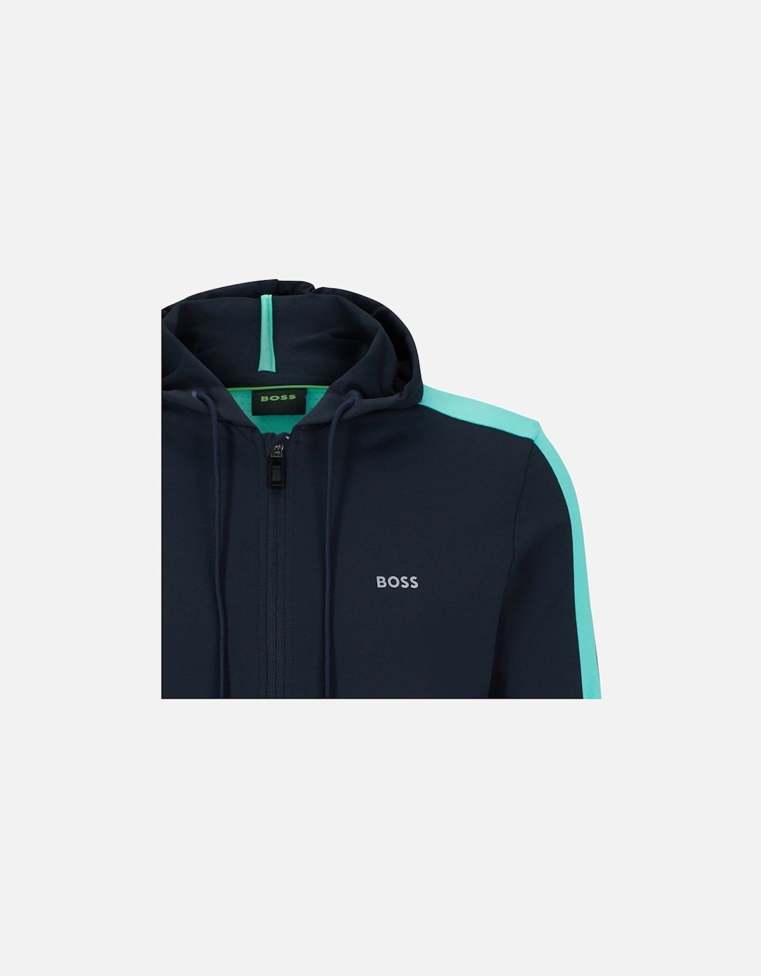 Men's Navy Sicon Tracksuit Jacket With Mesh Detail.