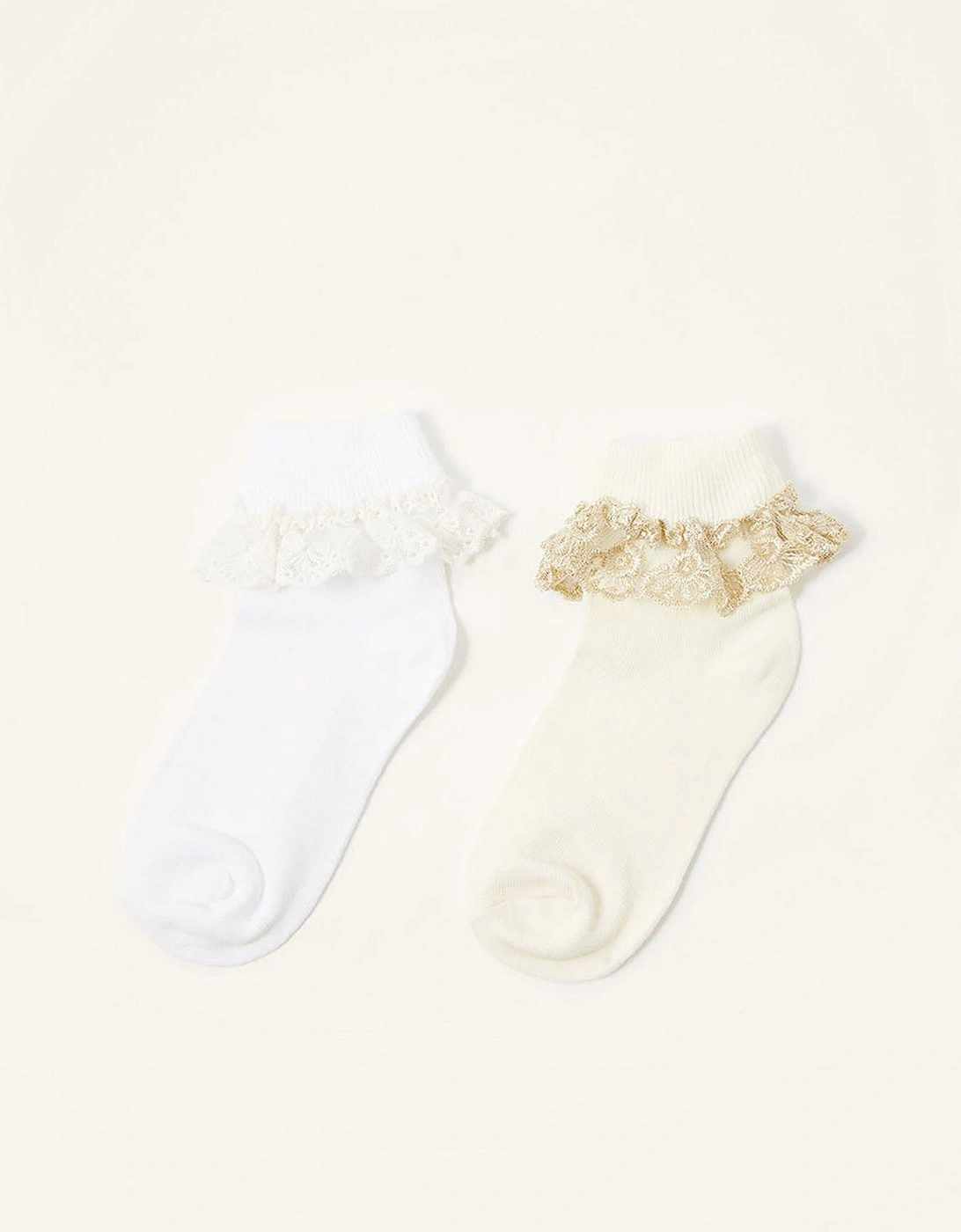 Baby Girls 2 Pack Socks - Multi, 2 of 1