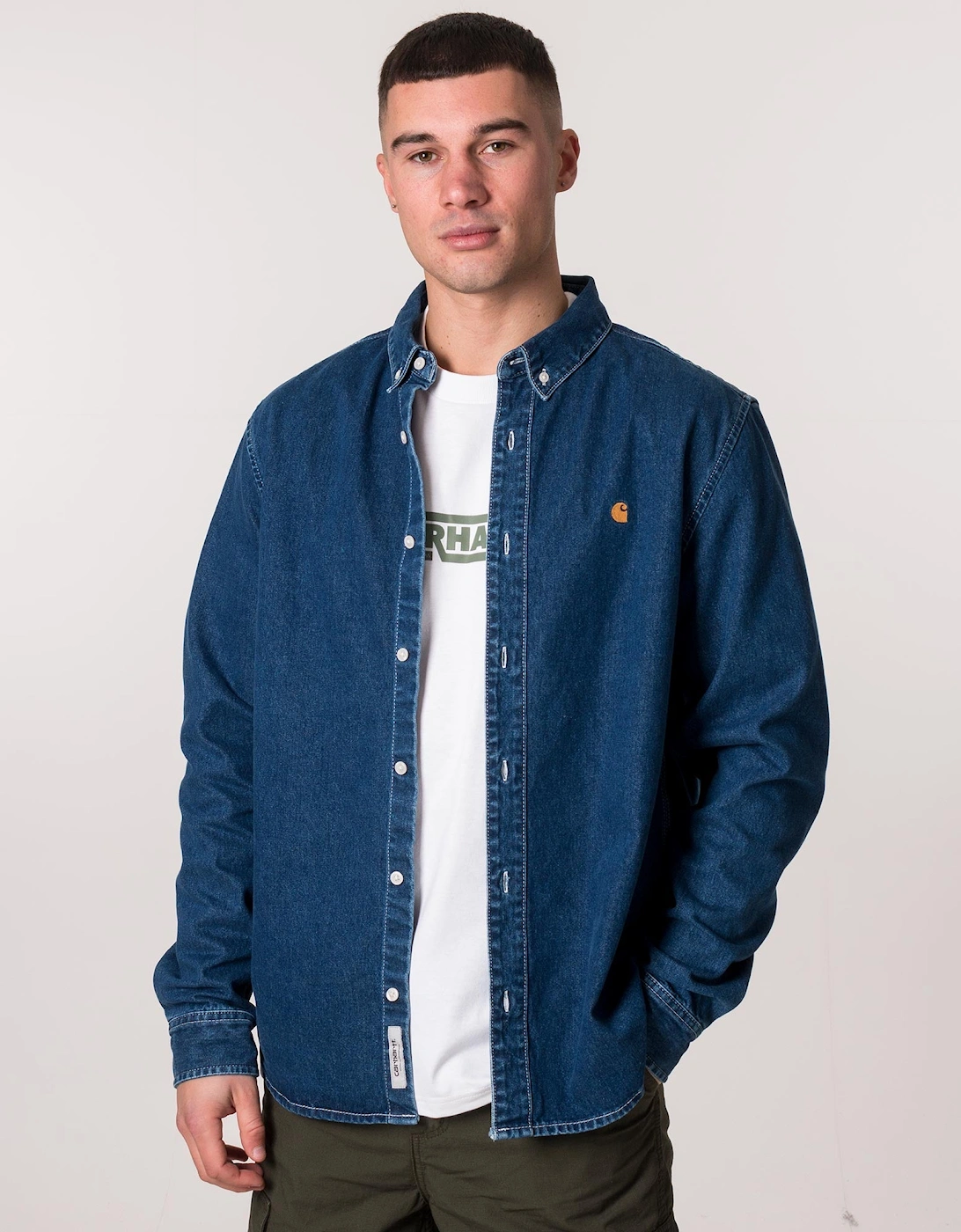 Relaxed Fit Stone Washed Weldon Shirt, 5 of 4
