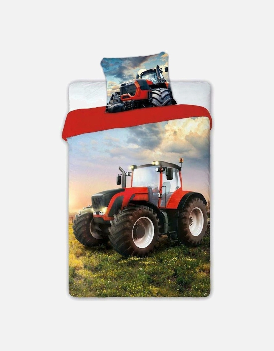 Cotton Tractor Duvet Cover Set, 2 of 1