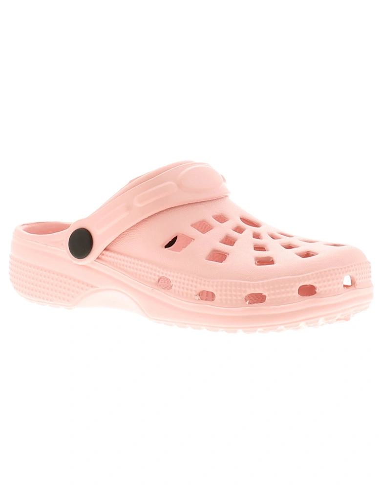 Girls Sandals Infants Clogs Sliders Pop pink UK Size