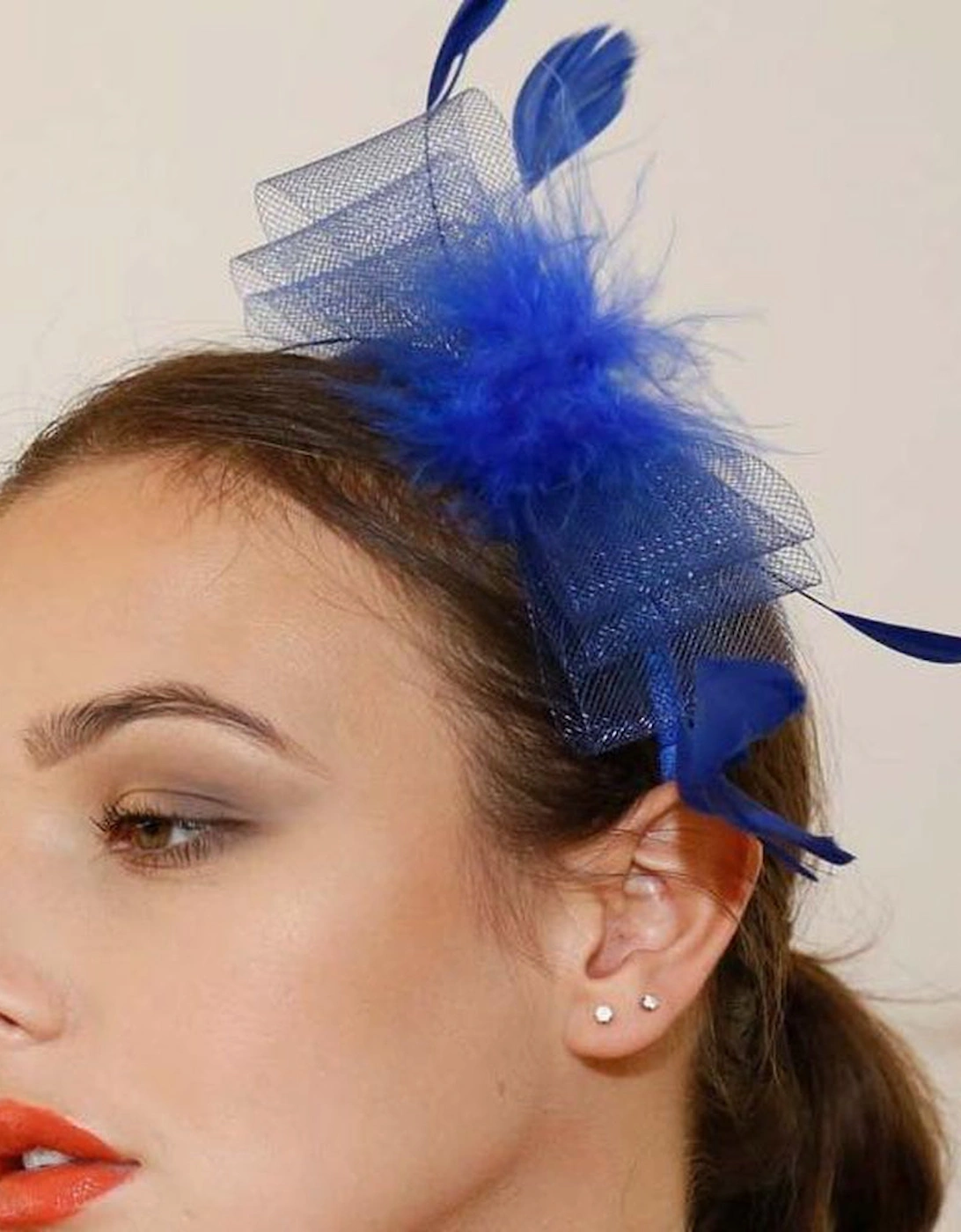 Mati Fascinator - Blue, 3 of 2