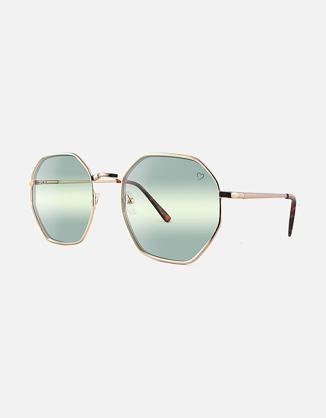 Metal 'Mustique' Angular Frame Sunglasses, 2 of 1