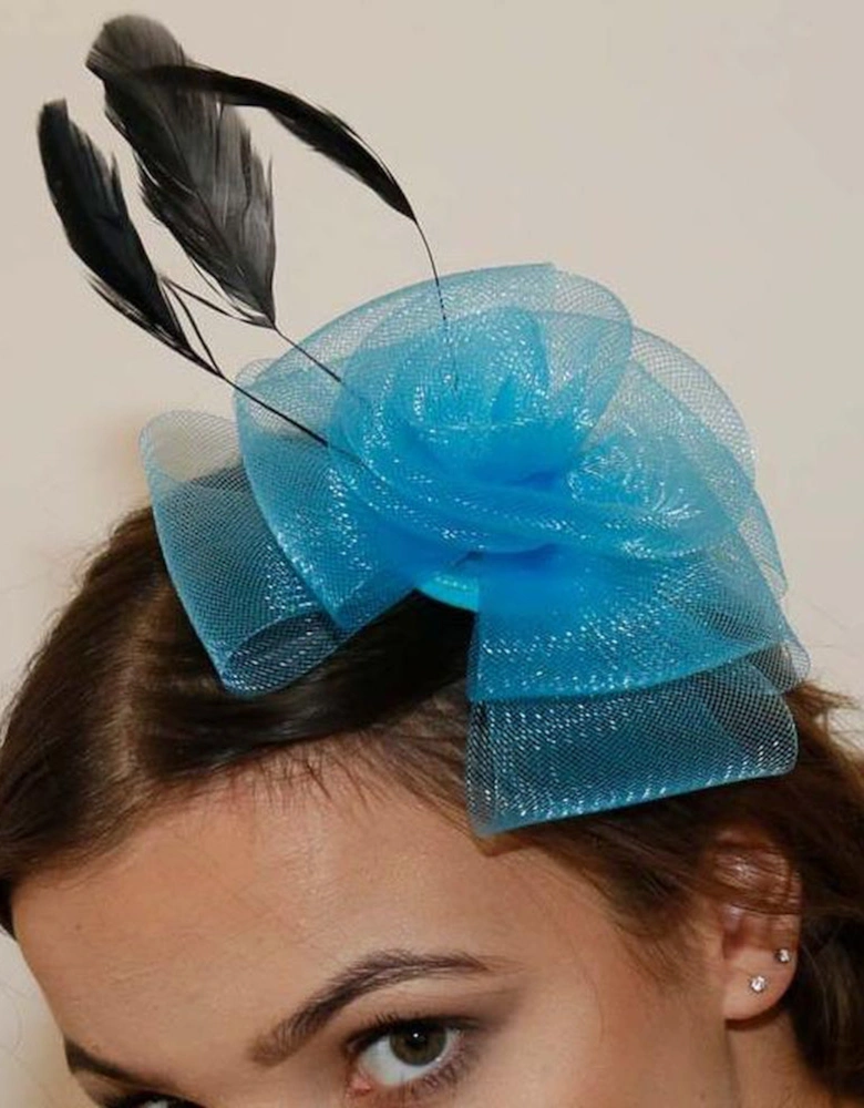 Perla Fascinator - Blue