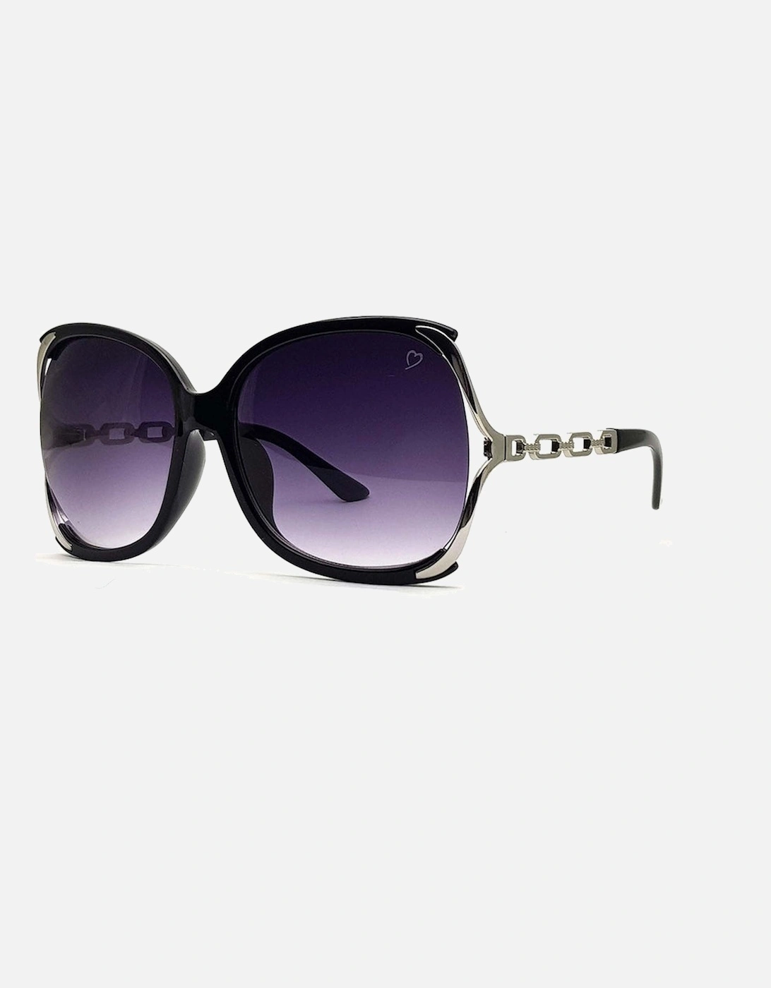 'Cherry' Oversized Sunglasses In Black, 2 of 1