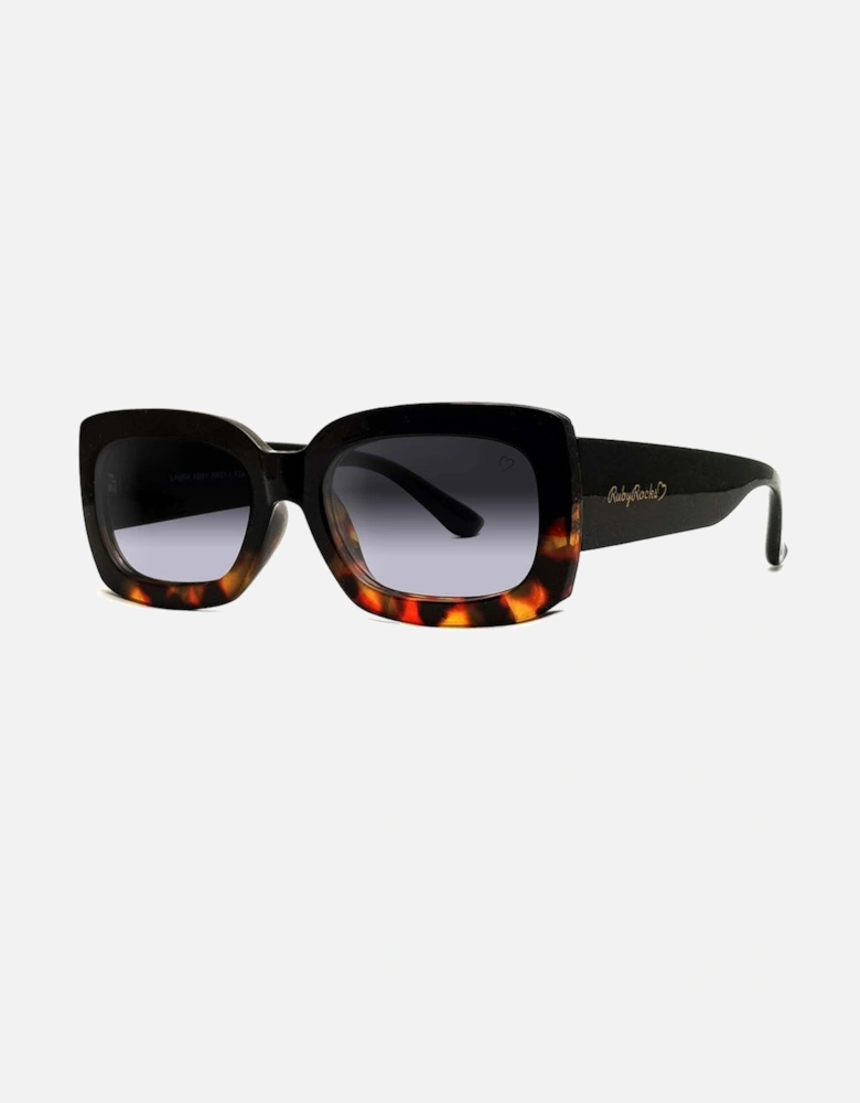 'Laura Abby' Sunglasses In Black & Tort