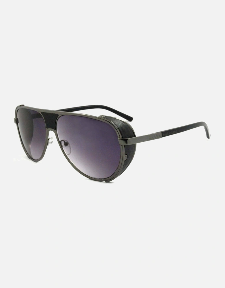 Side Shield Aviator Sunglasses 'Jordan' in Black/gunmetal
