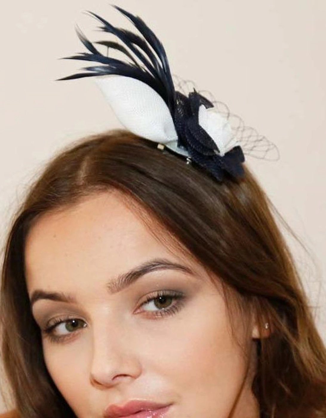 Florita Fascinator - Navy, 2 of 1