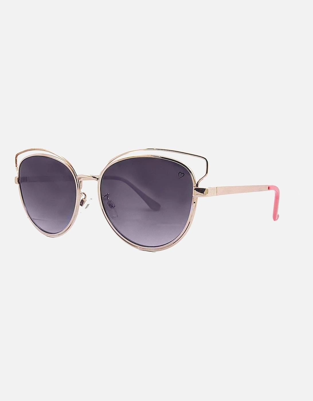 Metal 'Santorini' Skeleton Frame sunglasses in Gold, 2 of 1