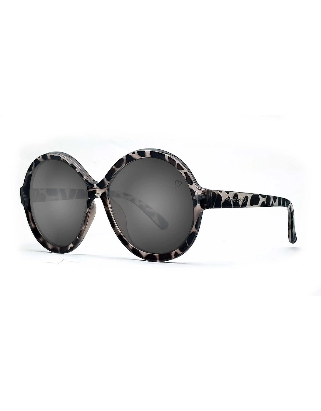 'Jessica Elsie' Round Sunglasses In Grey Tort, 2 of 1