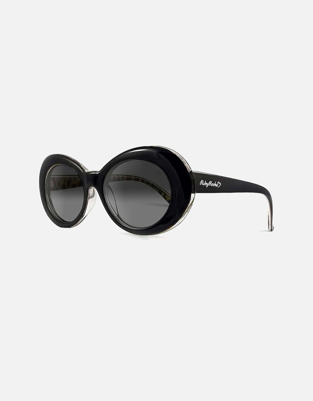 Ladies 'Antigua' Oval Sunglasses In Black, 2 of 1