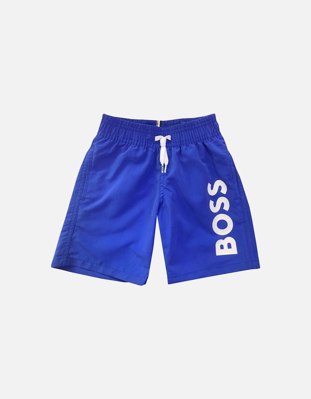 Boy's Blue Swim Shorts, 3 of 2