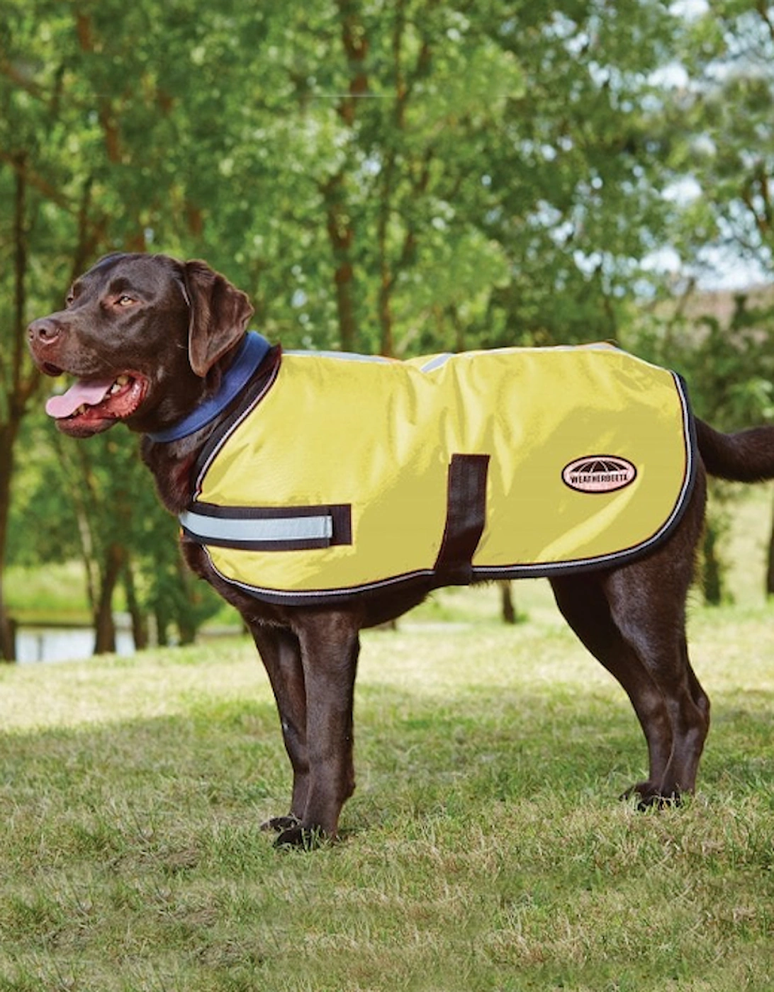 Reflective Parka 300D Dog Coat Yellow