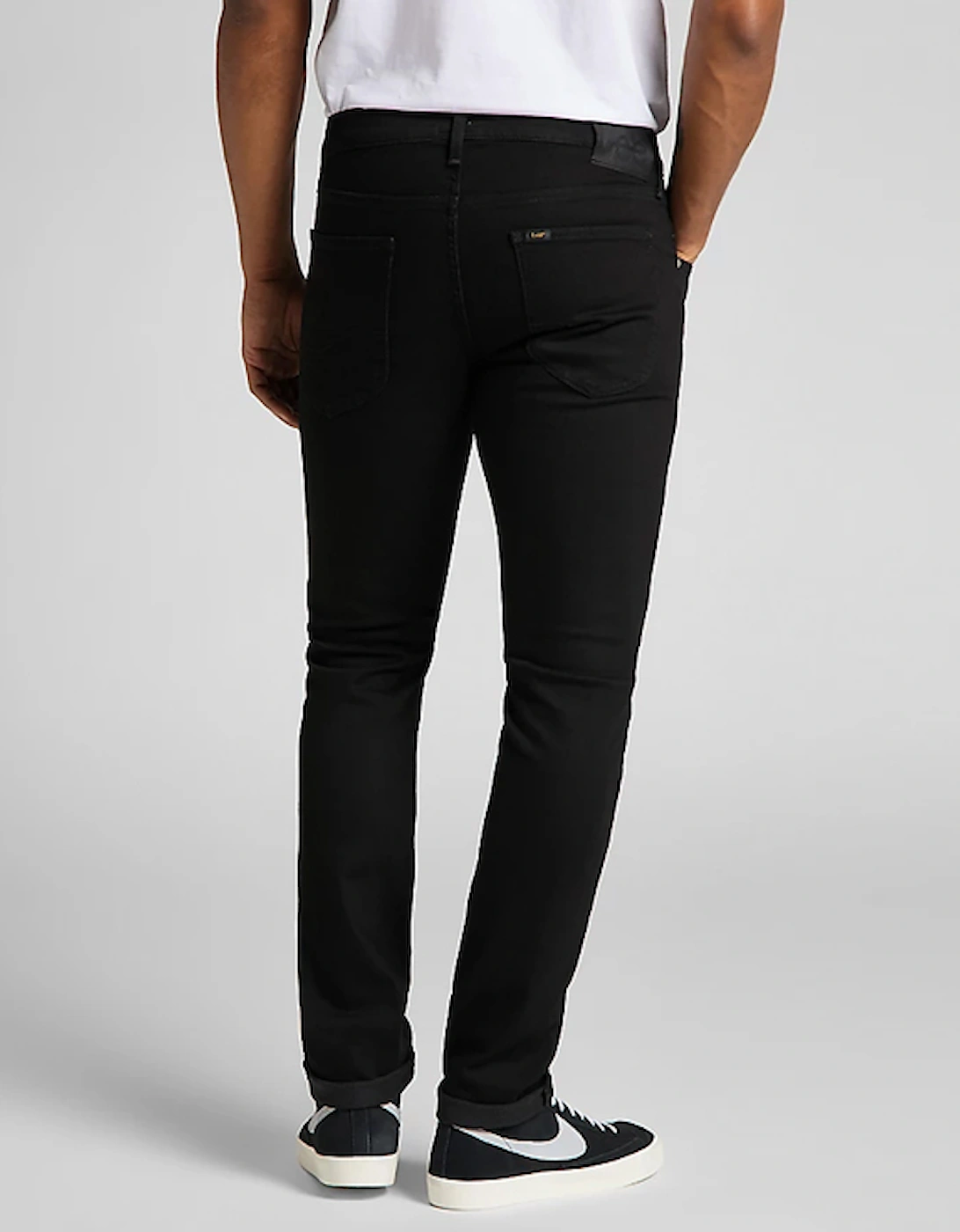 Luke Low Stretch Jeans Clean Black