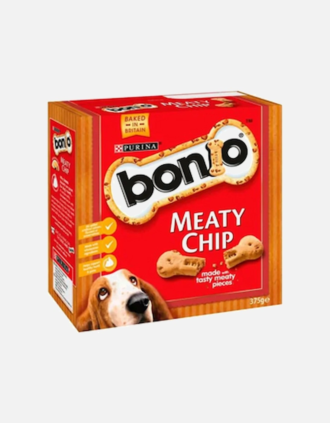 Purina Bonio Meaty Chip Dog Biscuits 375g, 3 of 2