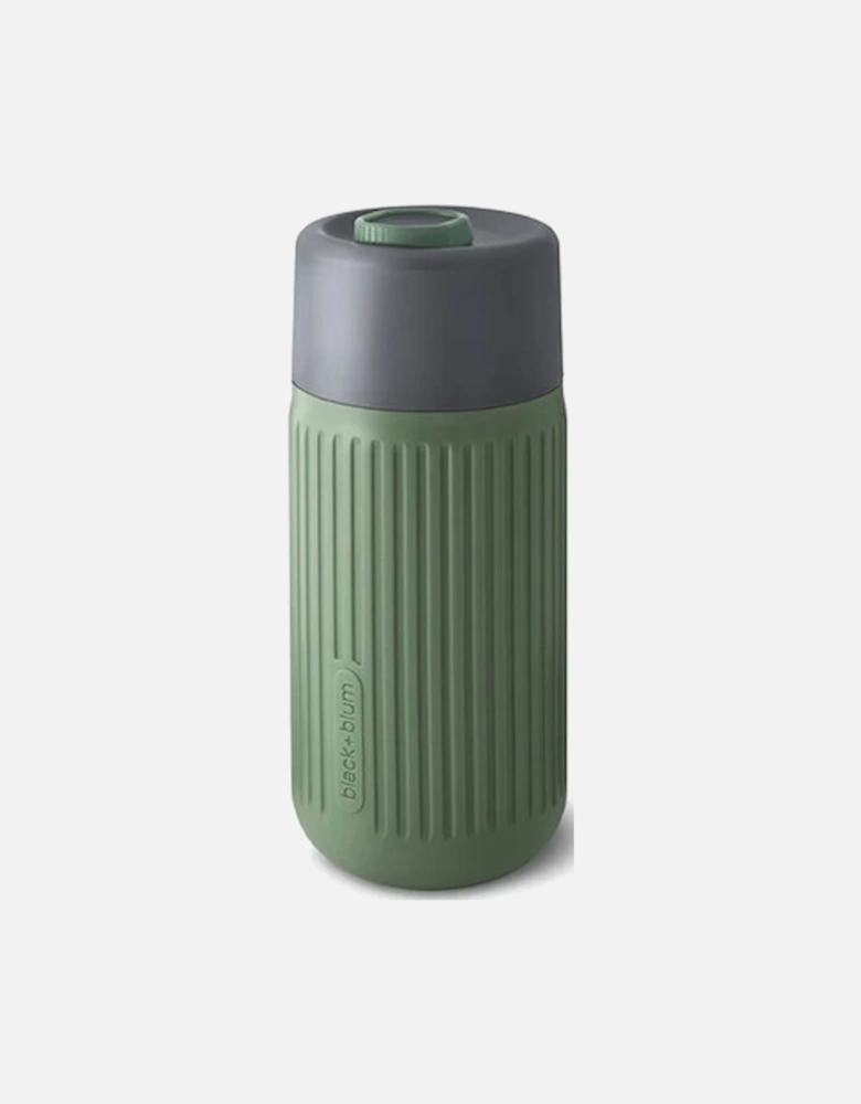 Glass Travel Cup Grey/Olive
