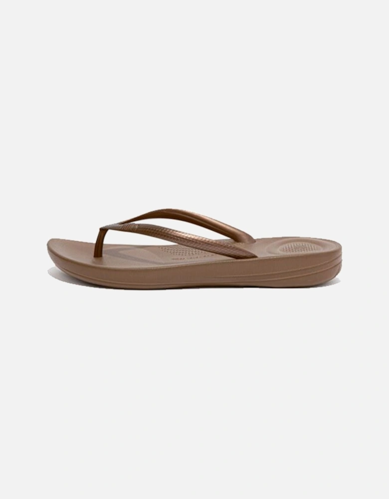 IQushion Ergonomic Flip Flops Bronze